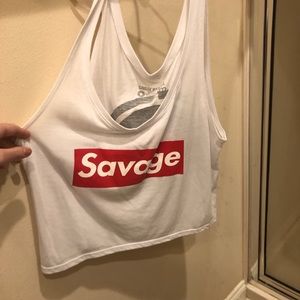 Savage barbell top